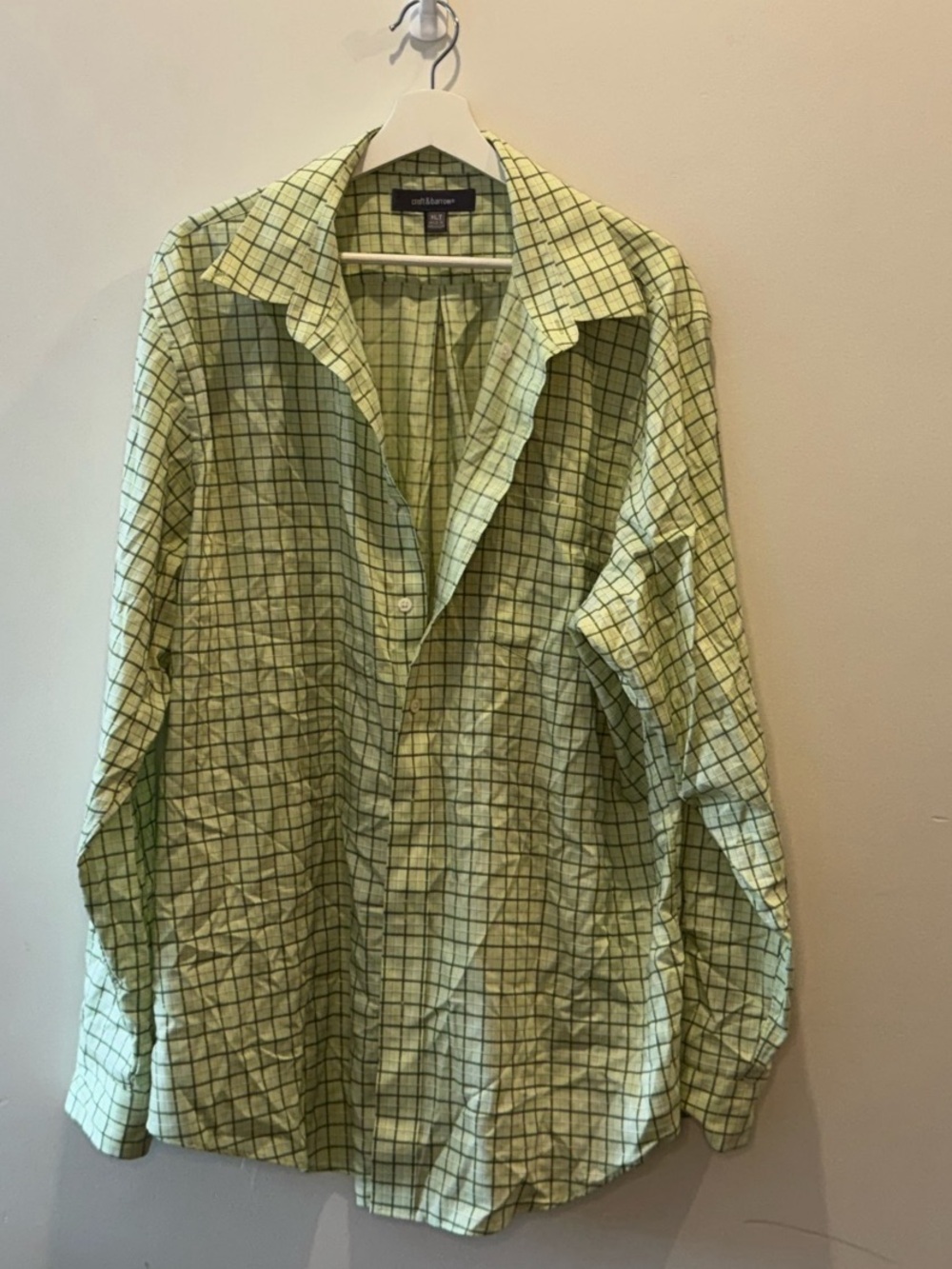 Croft & Barrow Checkered Shirt in Green & White